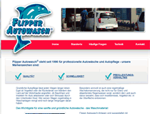 Tablet Screenshot of flipper-autowasch.de